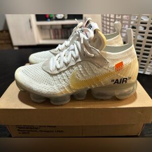 Nike The 10 Air VaporMax FK White Black Total Orange AA3831-100